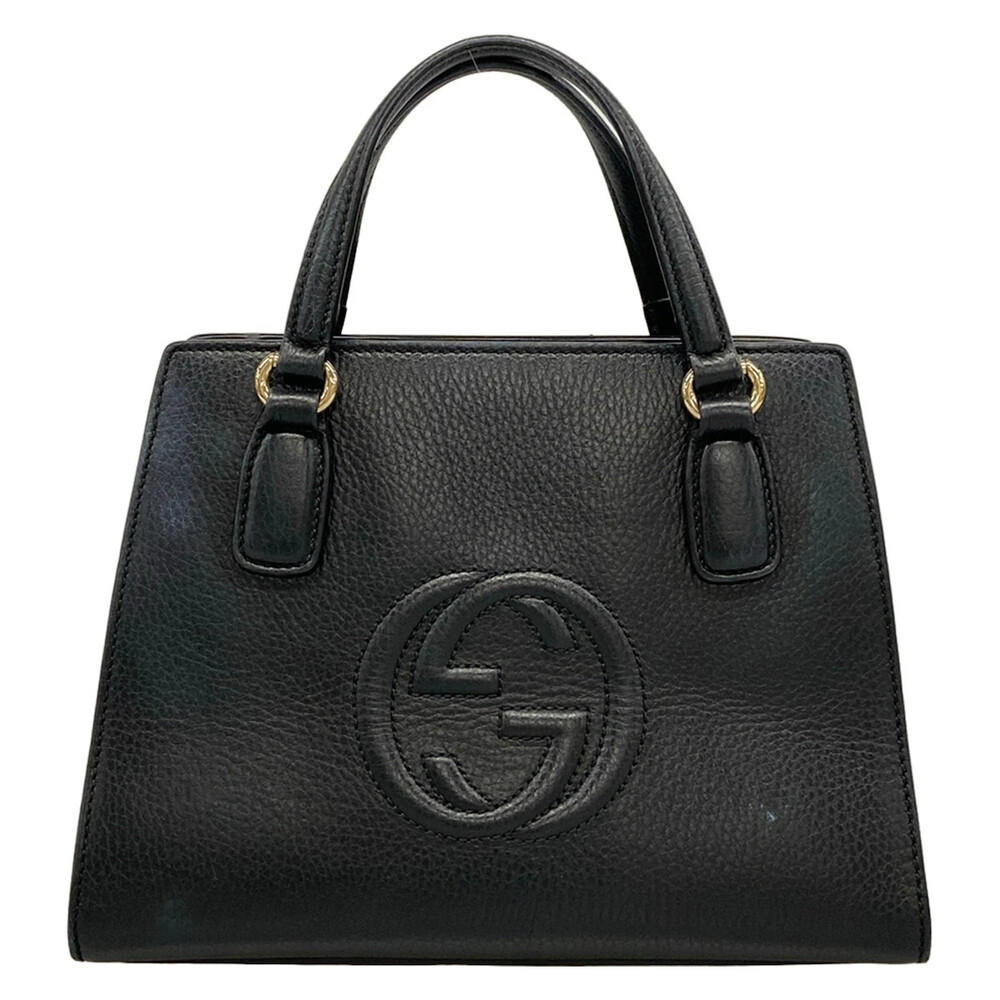 Gucci Soho Black Leather Handbag #358655G14B
